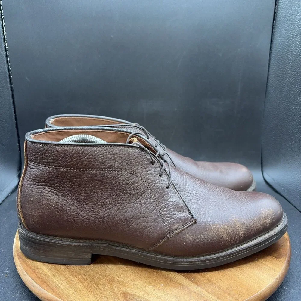 Allen Edmonds Malvern Chukka Boots Mens Size 10 D Brown Grain 9181